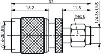 Adapter TNC-SMA (m-m) (Telegärtner J01019A0034)