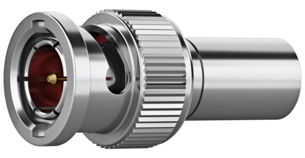 BNC-Kabelstecker UHD Cr/Cr 75 Ohm G27 (1.0/4.6-6.7) (Telegärtner J01002B0090)
