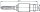 LABOR-Steckverbindung BNC-Apparate-Klemme 1-Pol. rot (Telegärtner J01008A0625)