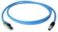 STX M12x1-RJ45 VL X-kod. Cat.6A (ISO/IEC)...