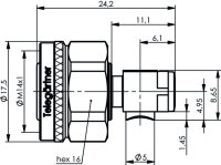 2.2-5 Kabelwinkelstecker Push-Pull G10 (UT-141)...