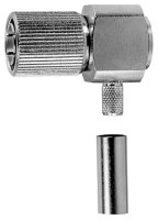 1,6/5,6 Winkelstecker, Schraub, Cr, 75 Ohm G12...