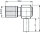 1,6/5,6 Winkelstecker, Schraub, Cr, 75 Ohm G12 (0,315/1,95-3,70) (Telegärtner J01070A2003)