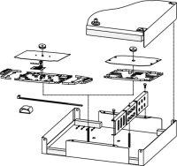 LWL Mini-Wandverteiler, IP30, RAL 7035 Gehäuse 320 x 280 x 50 mm (Telegärtner H02050A0008)