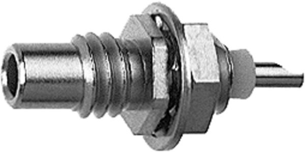 SMC-Einbaustecker Einbau von vorne 50 Ohm Au (Telegärtner J01170A0001)