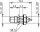 SMC-Einbaustecker Einbau von vorne 50 Ohm Au (Telegärtner J01170A0001)