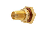 SMA-Kabeleinbaubuchse 50 Ohm G11 (UT-85), längs- und...