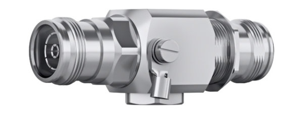 4.3-10 Überspannungsableiter (f-f) GDT 3.8 GHz, 600 V, Einbautype (Telegärtner J01445A0009)