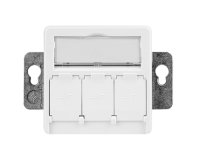 Designfähige Modul-Aufnahme 50x50 3-fach, UP/50...