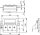 Designfähige Modul-Aufnahme 50x50 3-fach, UP/50 unbestückt, alpinweiß (Telegärtner H02010A0086)