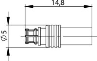 SMP-Kabelbuchse Cr/Cr 50 Ohm G8 (RD-316)...