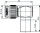 TNC-Kabelwinkelstecker Cr RG-213/U (Telegärtner J01010A0066)