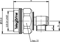 N-Kabelwinkelstecker 50 Ohm G9 (UT-250), G20 (1/4"...