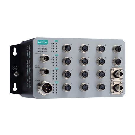 Moxa TN-4516A-12PoE-2GPoE-2GODC-WV-CT-T