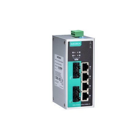 Moxa EDS-P206A-4PoE-MM-ST