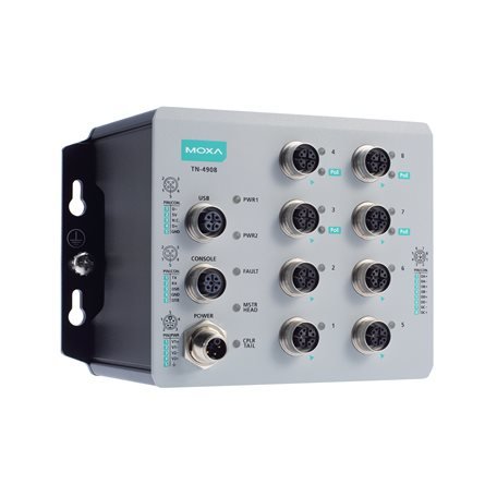 Moxa TN-4908-4GPoE-4GTX-WV-CT-T