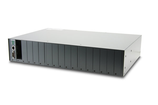 KTI KC-1300-2A 16-Slot Medienkonverter Chassis inkl. redundanten Netzteil