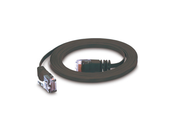 Slimwire SLW+-sw-0.2 SlimWire+ Patchkabel schwarz 0.2 m