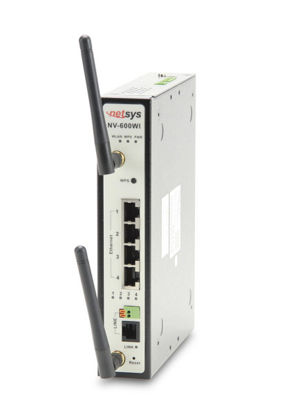Netsys NV-600WI 1-Port VDSL2 Industrie Konverter Slave Wireless